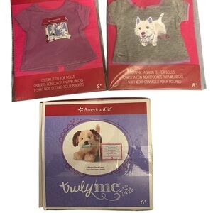 American Girl Wheaten Terrier Puppy Coconut Tea And Westie Dog Tea Open Box Read